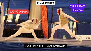 FINAL BOUT Between WONG Adrian vs XU JIA BAO (Bowen)