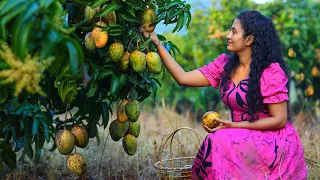 Juicy mangoes🥭ever!As a filler with coconut for steamed woven cake & mango prawn devilled|Poorna-The