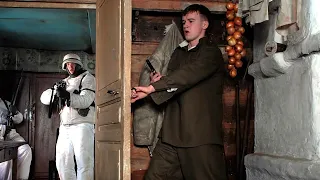 FILM! SOLDIERS SAVE THE VILLAGE FROM SABOTEURS! Local Skirmish! Russian movie with English subtitles