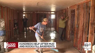 Hundreds Help With Cleanup In Randolph After Mud, Rocks Fill Basements