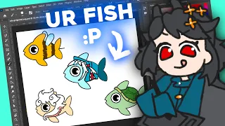 【DRAWING】drawin your fish! more fish!! MORE!! | #Vtuber