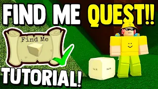 FIND ME QUEST (EASY) 2023 | Build a Boat for Treasure ROBLOX
