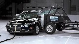 2005 Audi A6 side IIHS crash test