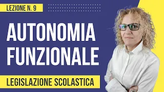 Autonomia funzionale delle istituzioni scolastiche