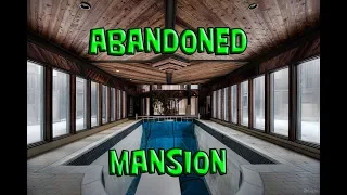 Exploring An Abandoned $5,000,000 Mansion with Indoor Pool