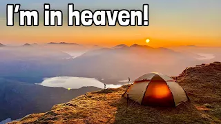 🏴󠁧󠁢󠁳󠁣󠁴󠁿 Is this the finest mountain summit camp in the UK? - Wild Camping Scotland