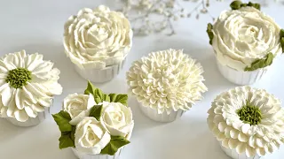 Wedding Cupcakes Aren't Hard To Decorate! I Will Show You How Step By Step - ZIBAKERIZ