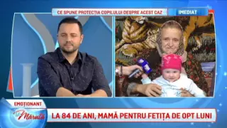 Ce spune protectia copilului despre cazul fetitei de 8 luni crescuta de bunica