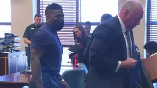 Former NFL player Zac Stacy appears in court in Orlando for bond hearing