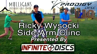 Disc Golf Side Arm Driving Technique Clinic by Ricky Wysocki