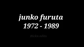 junko furuta, rest in peace🖤