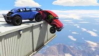 MILE HIGH DEMO DERBY! (GTA 5 Funny Moments)