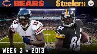 Antonio Brown Becomes a Star on Sunday Night! (Bears vs. Steelers, 2013)