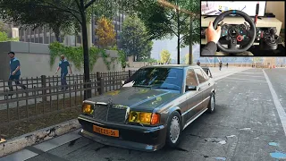 NFS Unbound Mercedes-Benz 190E - Logitech g29 gameplay