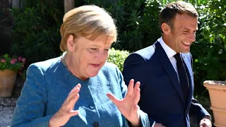 Merkel und Macron beraten über außenpolitische Krisenherde