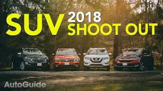 4 Crossover Comparison: 2018 Honda CR-V vs Nissan Rogue vs Volkswagen Tiguan vs Chevrolet Equinox