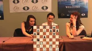 Press Conference Round 4: Kateryna Lagno (UKR) - Alexandra Kosteniuk (RUS))