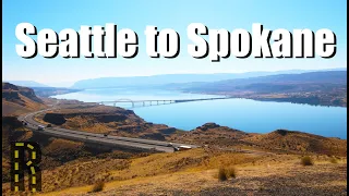 Seattle to Spokane, Washington USA - Time lapse