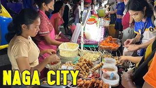 NAGA CITY NIGHTLIFE | Philippines Street Food & Night Walking Tour in Camarines Sur, Bicol