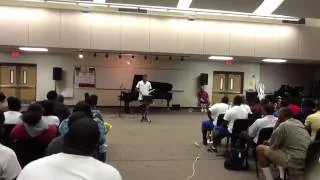 BCU summer band camp talent show 2013 - Snare solo