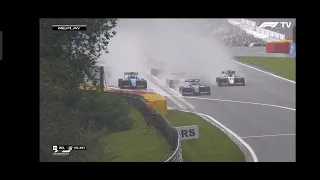 Caio Collet awesome(but scary) overtake through Eau Rouge| Formula 3 Spa