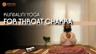 Kundalini Yoga for Throat Chakra with Yogrishi Vishvketu #kundaliniyoga #throatchakra #akhandayoga
