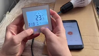 Подключение терморегулятора Ecoset 605 Wifi