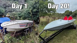 We Spent £4000 Rebuilding This 1970 Speedboat!