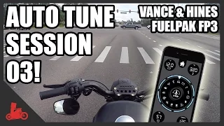 Auto Tune Session 03 - Vance & Hines Fuelpak FP3 - Harley Iron 883