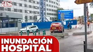 Las IMPACTANTES imágenes del HOSPITAL DE LA PAZ INUNDADO por ‘culpa’ del metro