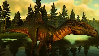 New DLC  | Jurassic World Evolution 2: Cretaceous Predator Pack Dinosaurs fight  [4K]