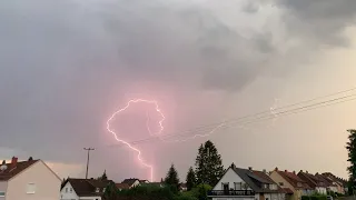 Gewitter vom 16.09.2020 in Homburg Saar / lightning storm