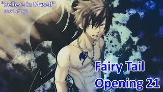 Nightcore - Believe in Myself - Fairy Tail Opening 21 (Lyrics)