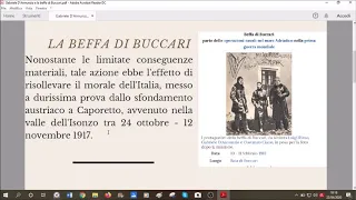 La beffa di Buccari  - Immagini commentate