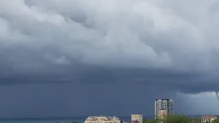 Водяной смерч на Сочинском побережье (11.09.2018)