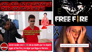 Joven acaba con su Madre por que no lo dejo jugar al free fire caso Real