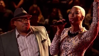 Sisaundra Lewis Vs Biff Gore - It’s a Man’s Man’s Man’s World The Voice 2014