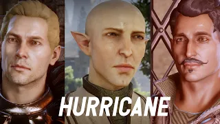 cullen + solas + dorian & inquisitors | hurricane