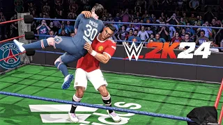 WWE 2K24 - Ronaldo vs Messi - Goat Debate