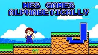 NES Games Alphabetically- Letter J