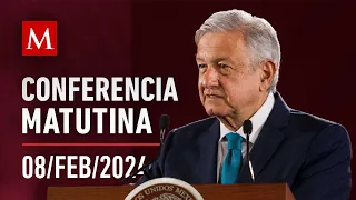 Conferencia matutina de AMLO, 08 de febrero de 2024