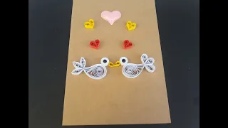 Beautiful Handmade Valentine's Day Card Idea / DIY Greeting Cards for Valentine's Day card.
