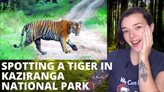 SPOTTING A TIGER IN KAZIRANGA NATIONAL PARK |  Kritika Goel | REACTION!