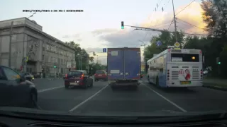 Driving in Moscow: Филёвский Парк - Текстильщики 23/06/2016 (timelapse 4x)