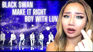 BTS 'BLACK SWAN/MAKE IT RIGHT/BOY WITH LUV' 💜 (LIVE @ LOTTE FAMILY CONCERT 2020)| REACTION/REVIEW