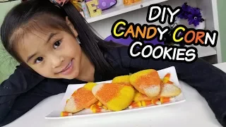 DIY Candy Corn Flavored Cookies | Halloween Candy Corn Sugar Cookies Recipe