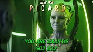 "YOU ARE LOCUTUS" - PICARD AND BORG QUEEN - Star Trek Picard Season 2 Episode 2 "PENANCE". 2X02