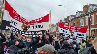 Glazers Out protest at Old Trafford | Manchester United 2-1 Manchester City