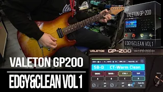 Valeton GP-200 / Sonicake Matribox II Patches | Edgy&Clean vol1 | Playthrough Demo