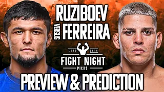 UFC Fight Night: Nursulton Ruziboev vs. Brunno Ferreira Preview & Prediction